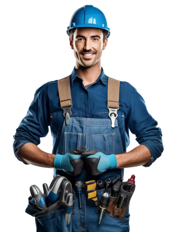 Elektryk z narzędziami